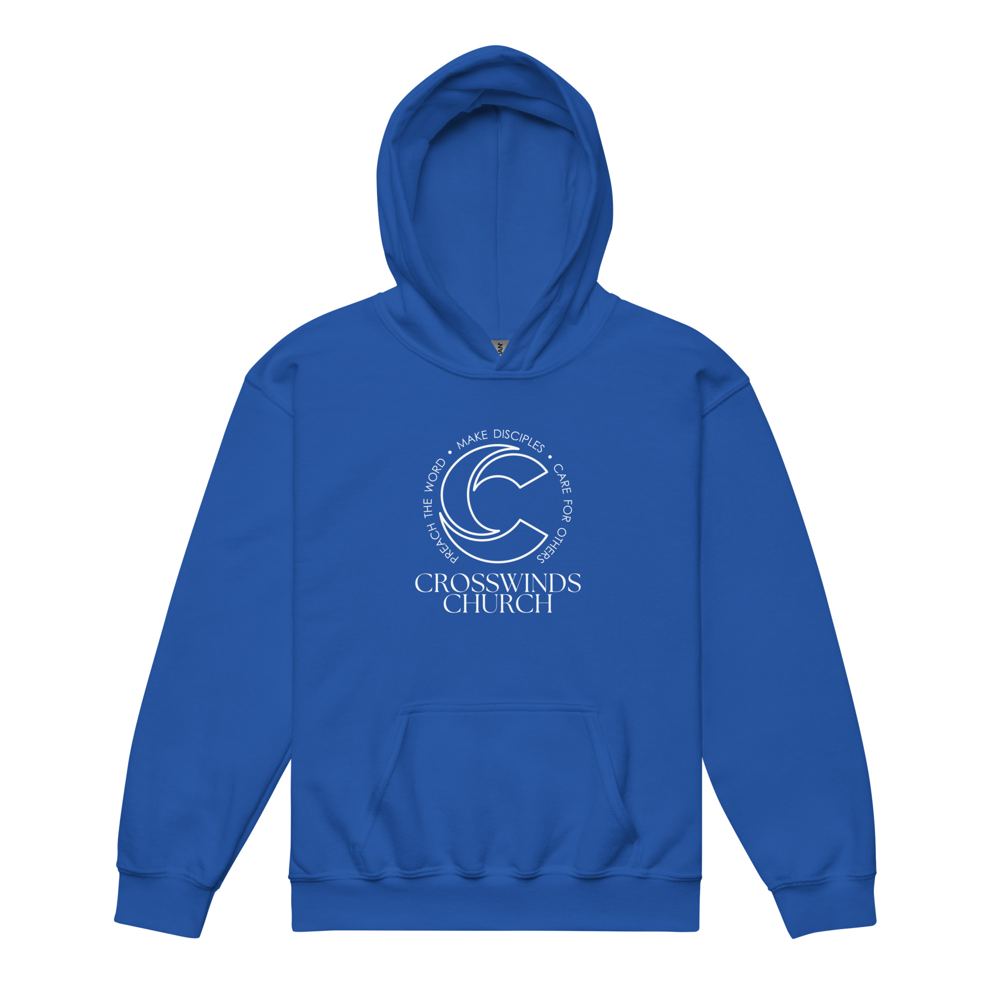 Youth Heavy Blend Hoodie | Thinline Logo - Image 4
