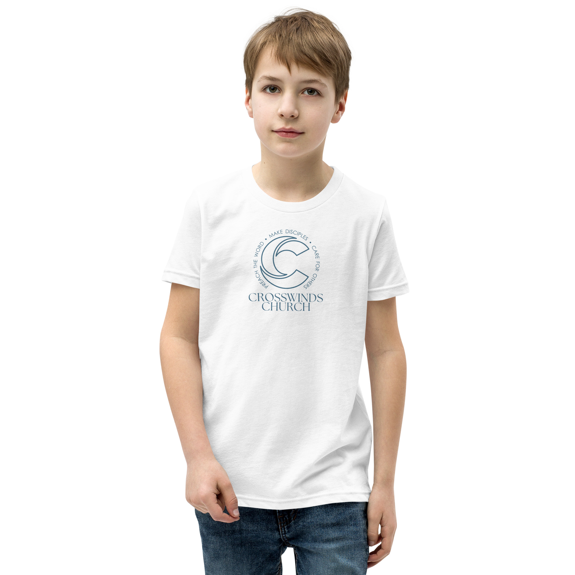 Youth Short Sleeve T-Shirt | Thinline Logo - Image 8